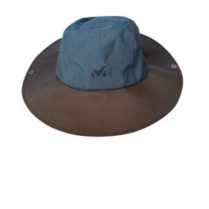 Millet Gore-Tex Rimba Hat Boonie Bucket Blue Black Size 58Cm Removable Strap